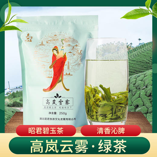 【宜昌助农馆】昭君碧玉 高岚云雾绿茶  250g 商品图1
