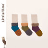 littletime童装荷叶花边中筒袜 2020冬新款撞色莫兰迪棉袜直筒 商品缩略图1