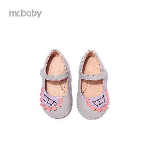 mr.baby女童鞋 2021春季新款萌趣花朵魔术贴软底 宝宝学步鞋1-3岁 商品图1