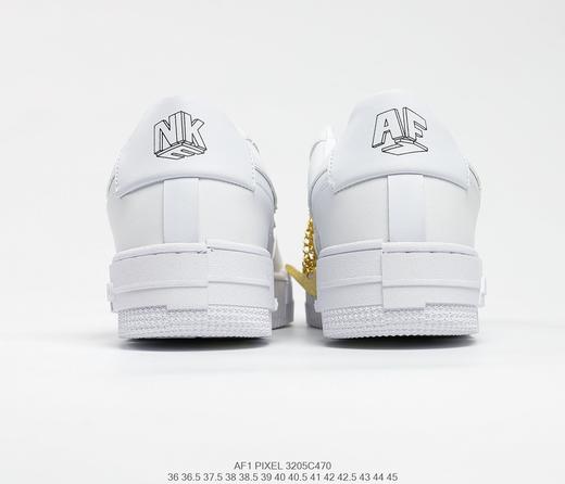 耐克Nike AF1 Pixel “像素解构白” 解构机能风空军一号百搭休闲板鞋 商品图2