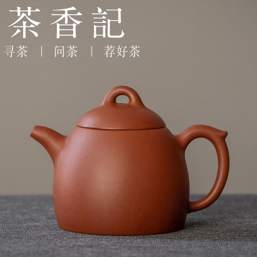 茶香记 紫砂壶 原矿小红泥 小秦权壶 经典壶形 细腻温润 原矿泥料 商品图0