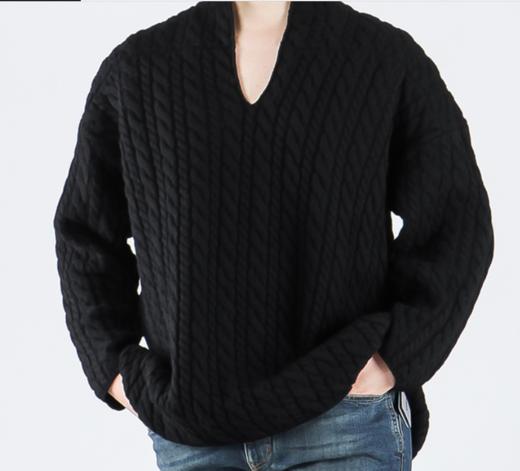 奥莱巴黎世家（583189 T1534 1000）男士V领针织19FWJPY带授权招加盟代理 商品图3