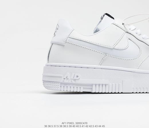 耐克Nike AF1 Pixel “像素解构白” 解构机能风空军一号百搭休闲板鞋 商品图7