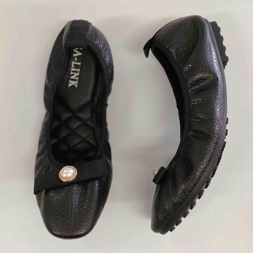 SA-LINK Z903 浅口一脚蹬软皮软底百搭软底蛋卷懒人平底鞋 商品图5