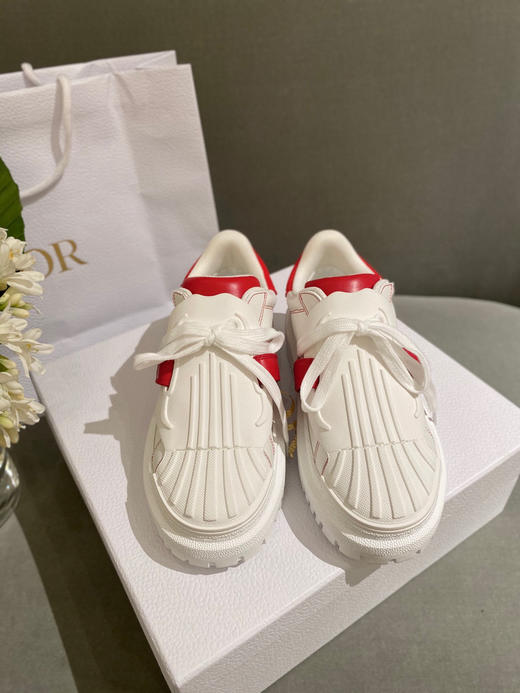 CD爆款贝壳头乐福鞋-红色 商品图1