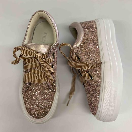 lfgj jeans AF502 轻奢时尚厚底闪亮休闲潮鞋 商品图11