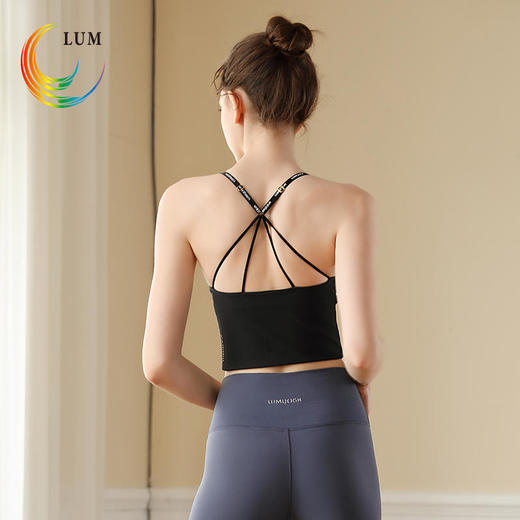 LUM19156露檬瑜伽背心运动BRA（含胸垫） 商品图0