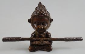 【文玩创意】纯铜齐天大圣创意茶玩茶宠手办盖置摆件精品（陆续更新中）