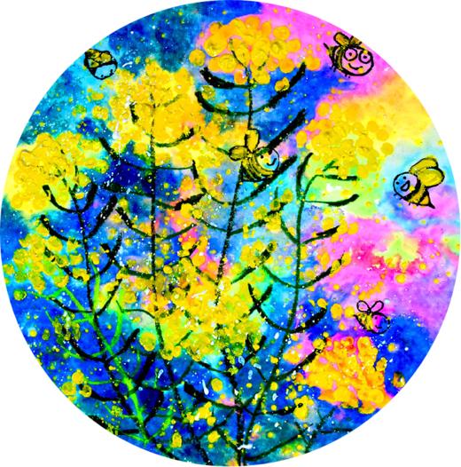 《蜜蜂飞到花丛中》春天/春季【自动发货：下单后，点击手机短信中收到的链接，即可获取文件下载的链接；如有任何问题，可添加客服微信hm33268获得帮助】
 商品图0