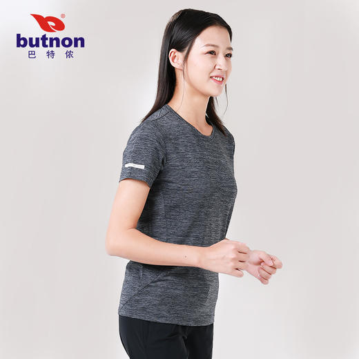 W1512巴特侬butnon 女子微弹运动户外休闲透气T恤 商品图5