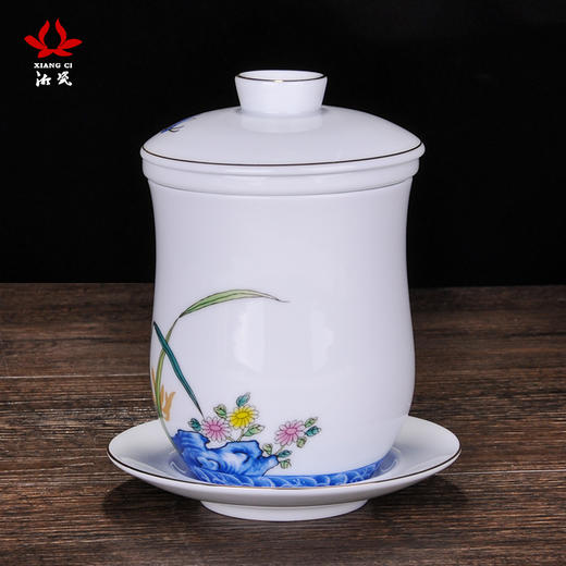 湘瓷四件杯组 空谷幽兰
 商品图3