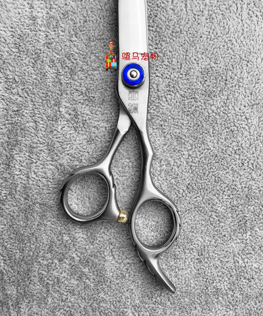 士钢F3系列入门宠物美容直剪 刀刃较宽 开型大裁用 粉钮/蓝钮F3-7.0/YL-8.0 商品图7