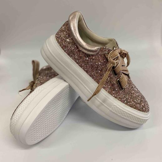 lfgj jeans AF502 轻奢时尚厚底闪亮休闲潮鞋 商品图9