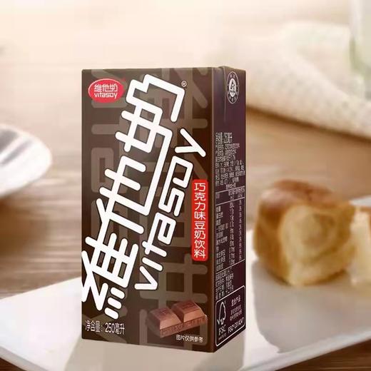 维他奶 巧克力味豆奶植物蛋白饮料 250ml*24盒 商品图1