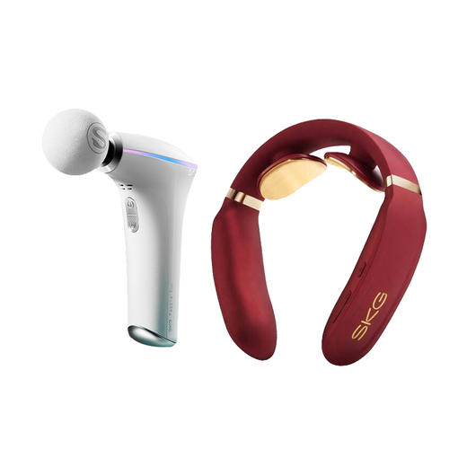 (分两个包裹发货）SKG筋膜枪F5+ SKG 颈椎按摩器4330 【ZXZP】 商品图2