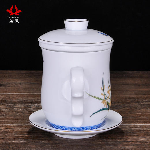 湘瓷四件杯组 空谷幽兰
 商品图1
