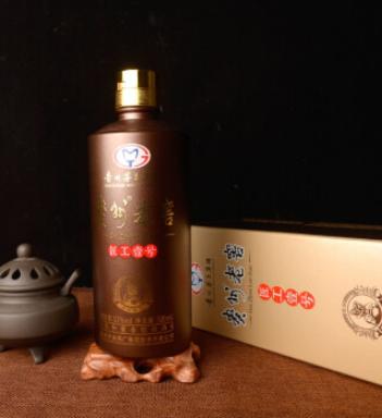 【贵州茅台集团】贵州老窖匠工壹号53度柔和酱香型白酒礼盒装 商品图3