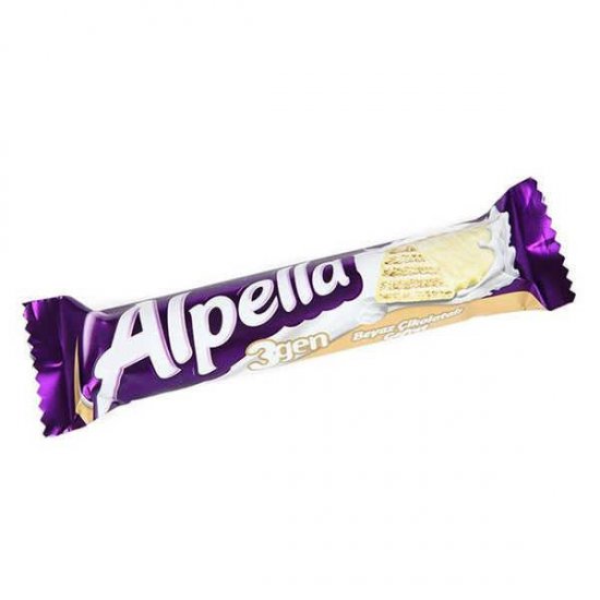 优客牌阿佩拉三角型白巧克力涂层夹心威化饼干 28g