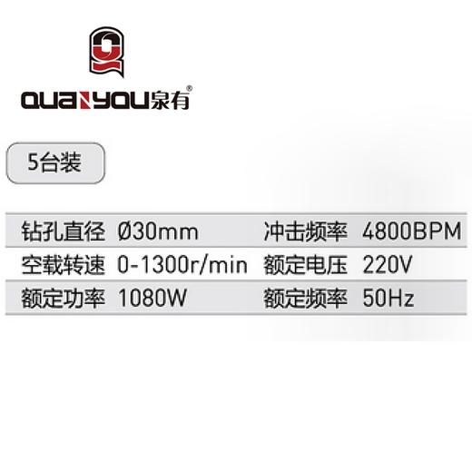 三功能轻型电锤30mm QY-3003 商品图1