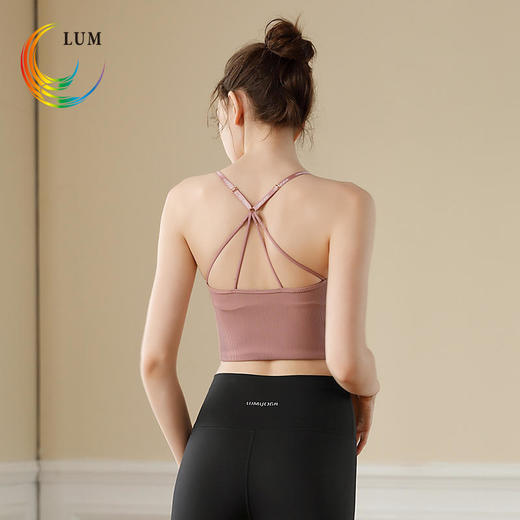 LUM19156露檬瑜伽背心运动BRA（含胸垫） 商品图3