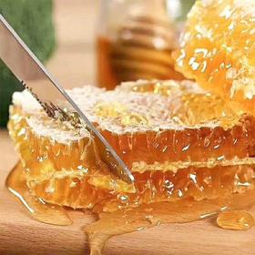 【新疆天山黑蜂蜜巢蜜】500g/盒，纯天然、零添加，醇馥鲜美，自然天成