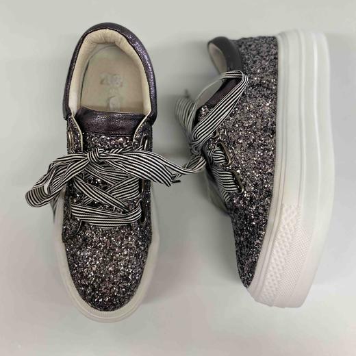 lfgj jeans AF502 轻奢时尚厚底闪亮休闲潮鞋 商品图5