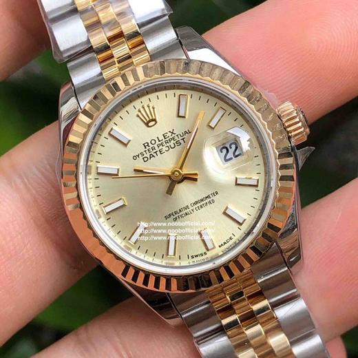 18k包金【高品质】劳力士新款女装日志28mm承搭瑞士原装进口全新ETA2671自动机械机芯 商品图14