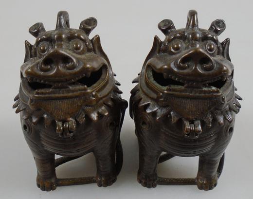 【文玩创意】纯铜神兽香炉创意茶玩茶宠手办盖置摆件精品（陆续更新中） 商品图4