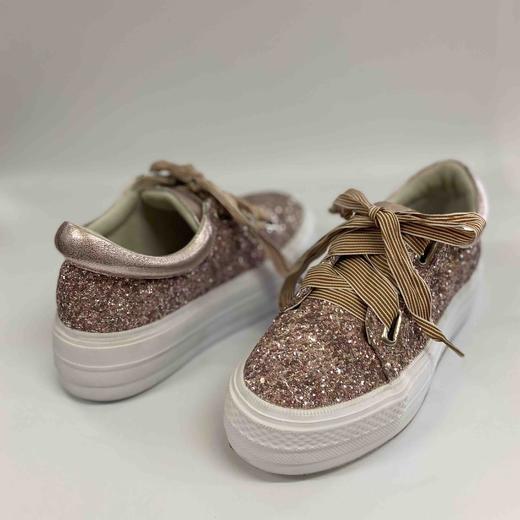 lfgj jeans AF502 轻奢时尚厚底闪亮休闲潮鞋 商品图8