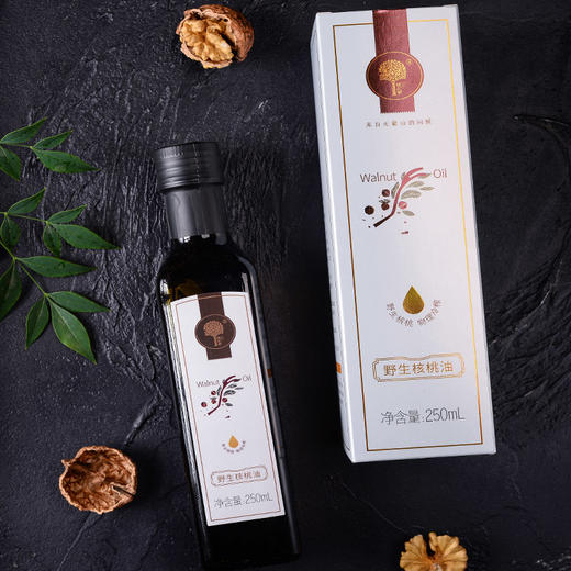 桂花甲牌野生核桃油250ml/盒 商品图2