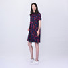 圣三利女装 弹力针织提花罗纹领运动风Polo连衣裙SL121L02 商品缩略图2