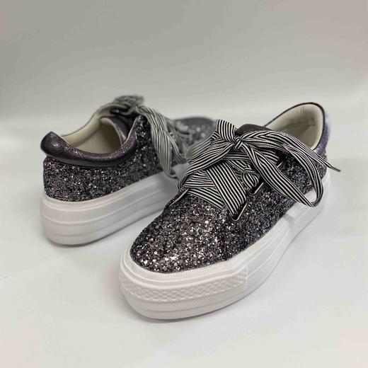 lfgj jeans AF502 轻奢时尚厚底闪亮休闲潮鞋 商品图2