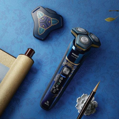 【2021年新品】Philips/飞利浦 电动剃须刀刮胡刀胡须刀男士国家博物馆国博衍艺经典款【大雅名仕】【情人节礼物】 国博经典款大雅名士s7888 无线清洁【买即送价值499元菲洛嘉十全大补面膜】 商品图1