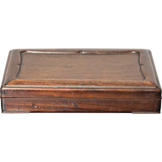 清代 红木壸门圈口砚盒 商品图5