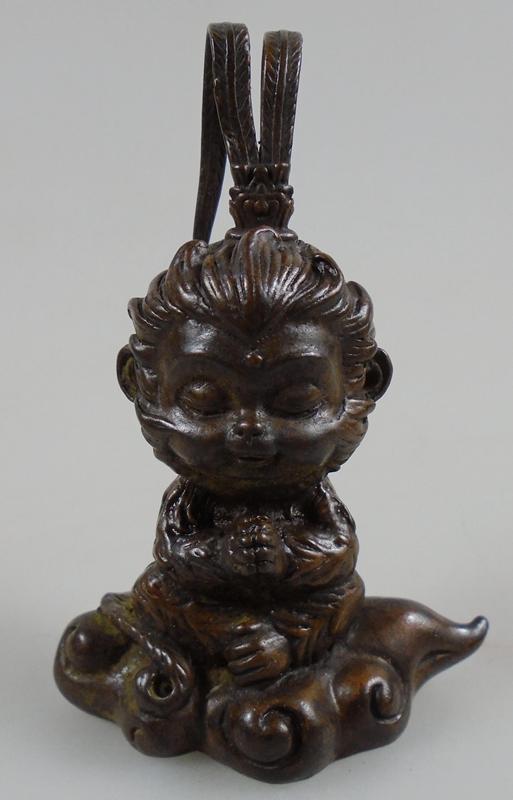 【文玩创意】纯铜齐天大圣创意茶玩茶宠手办盖置摆件精品（陆续更新中） 商品图1