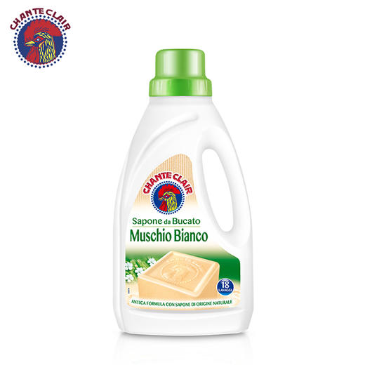 CHANTECLAIR 大公鸡管家浓缩洗衣液 液态洗衣皂 1L（白苔香） 商品图1