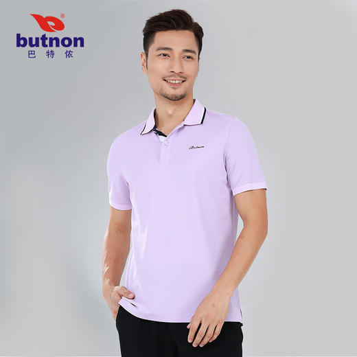 1153巴特侬男子新款休闲短袖排汗散热商务休闲polo衫 商品图11