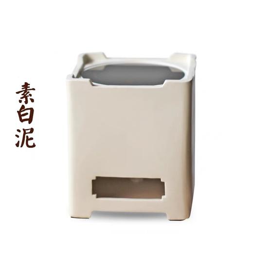 龙隐斋白泥系列方形电陶炉 商品图0