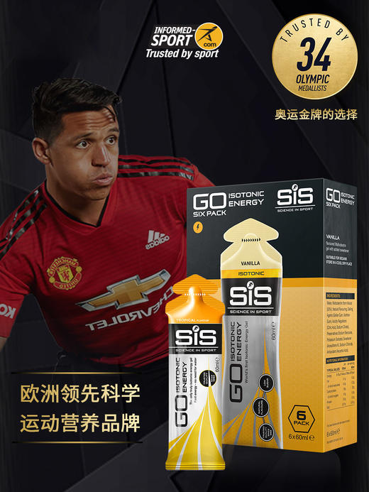 英国进口 SIS 等渗能量胶电解质运动能量补充饮料 商品图4