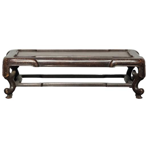 清代 红木三弯腿方形几摆件 商品图5