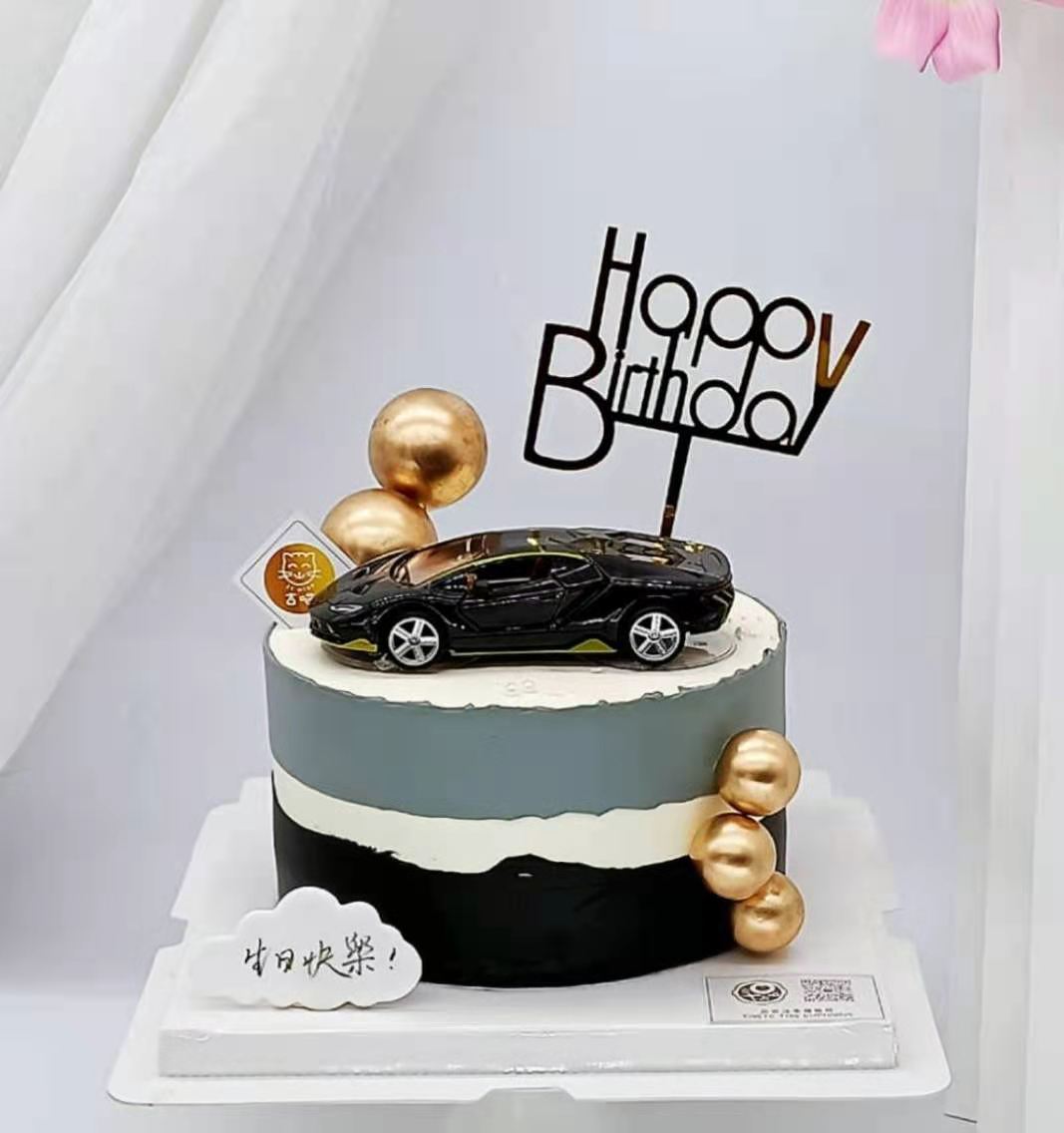 兰博基尼跑车蛋糕