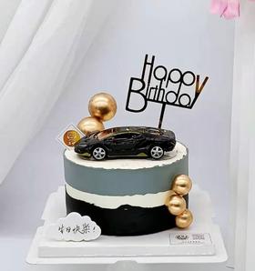 兰博基尼跑车蛋糕