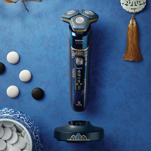 【2021年新品】Philips/飞利浦 电动剃须刀刮胡刀胡须刀男士国家博物馆国博衍艺经典款【大雅名仕】【情人节礼物】 国博经典款大雅名士s7888 无线清洁【买即送价值499元菲洛嘉十全大补面膜】 商品图3