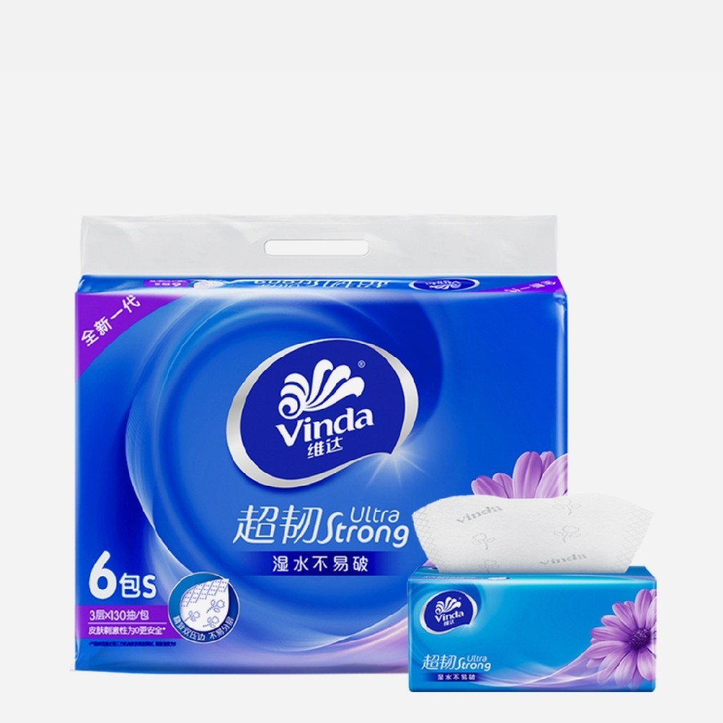 维达抽纸6连包V2239