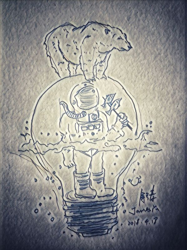 北极熊和宇航员