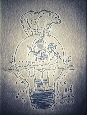 北极熊和宇航员