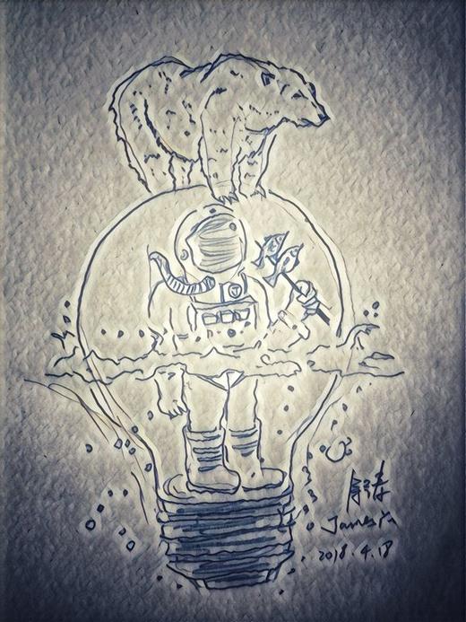 北极熊和宇航员 商品图0