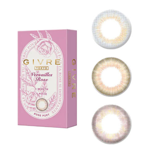 【月抛】新品日本绮芙莉凡尔赛玫瑰1片装 直径14.1 含水量38%（一副请拍2盒）525/575 商品图4