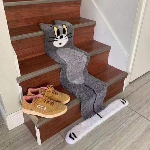 Flat Cat Rug Tom-地毯 商品图0
