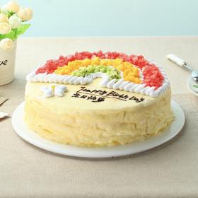 【招牌千层】芒果千层蛋糕--一层层的千层皮，一颗颗的果肉，千层的爱意诉不完